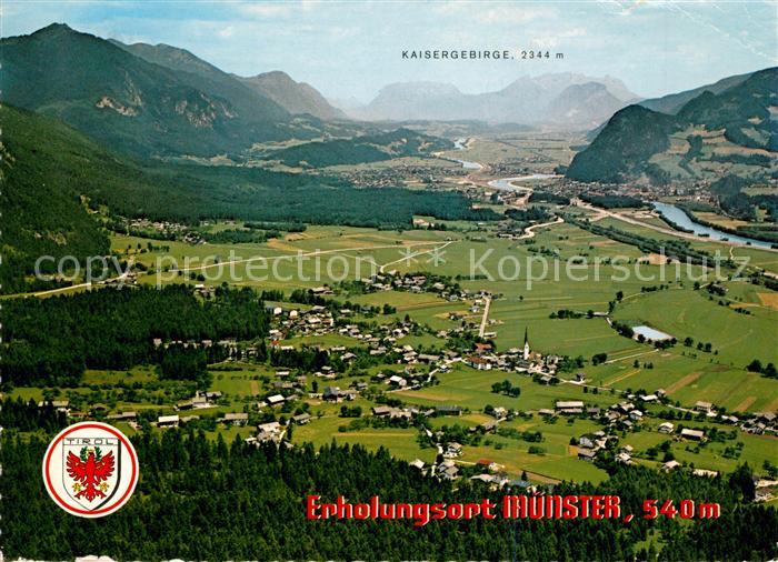 Muenster Tirol Fliegeraufnahme Rofangebirge