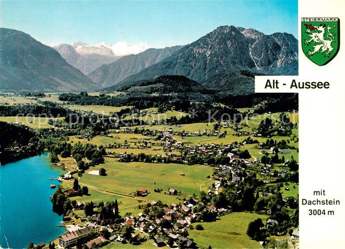 Alt Aussee Fliegeraufnahme Dachstein