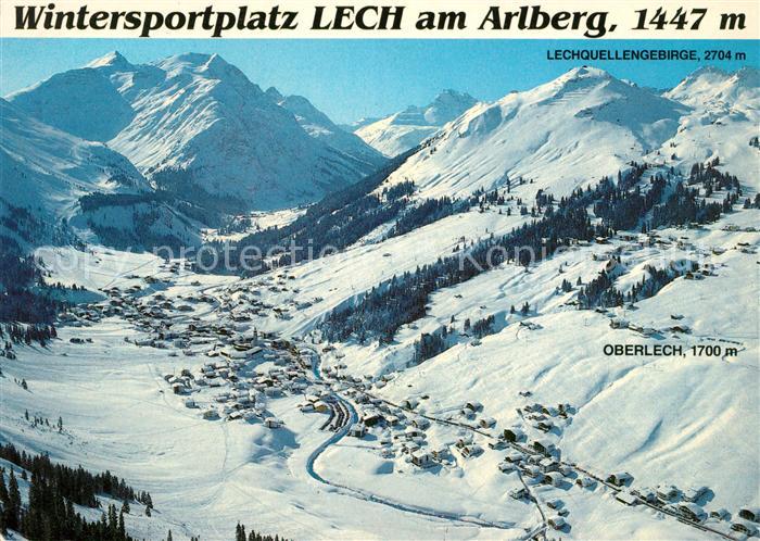 Lech Vorarlberg Fliegeraufnahme Lechquellengebirge