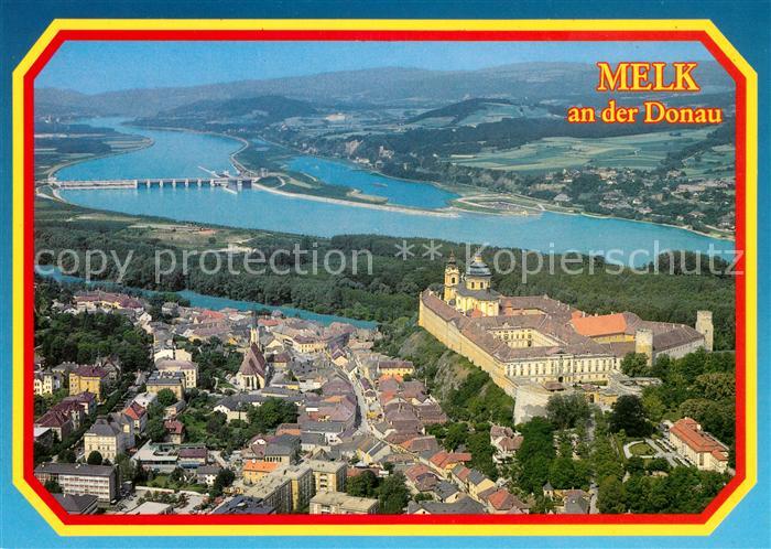 Melk Donau Fliegeraufnahme Benediktinerstift