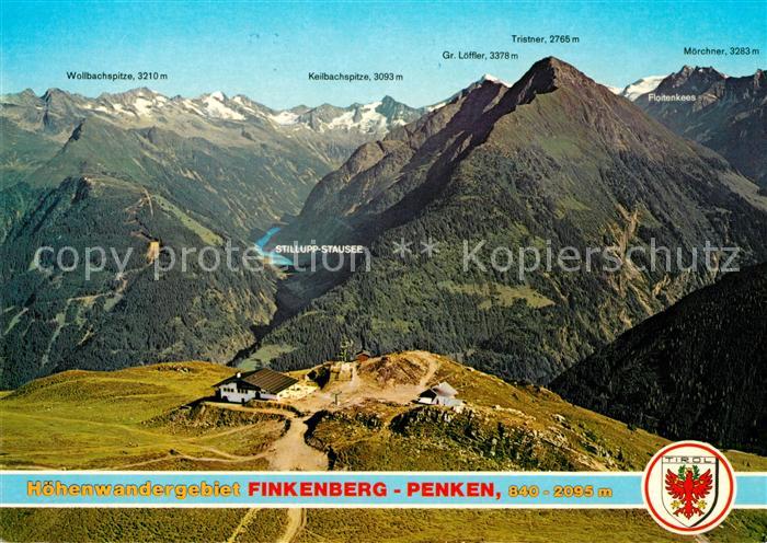Finkenberg Tirol Penken Bergkette
