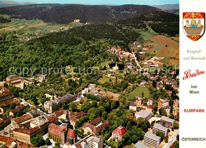 Baden Wien Fliegeraufnahme