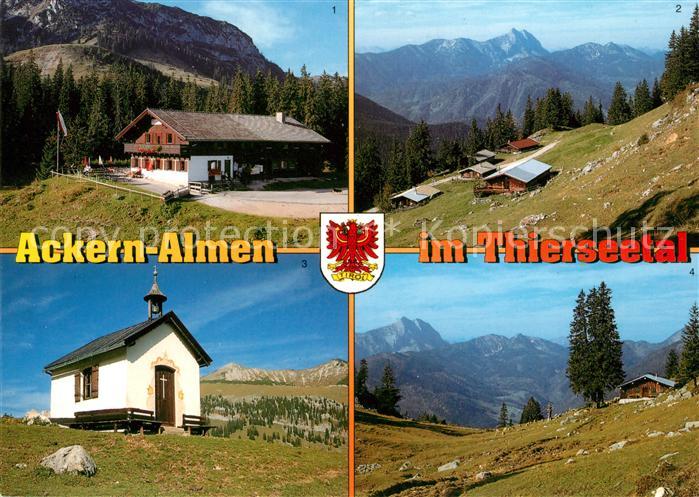 Thiersee Gasthaus Ackern Alm Steinerkaser Alm Grabenberg Kapelle Baerenbad