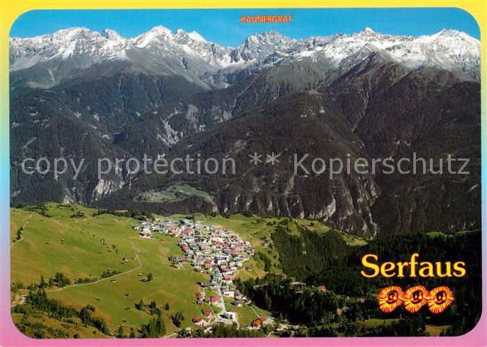 Serfaus Tirol Fliegeraufnahme