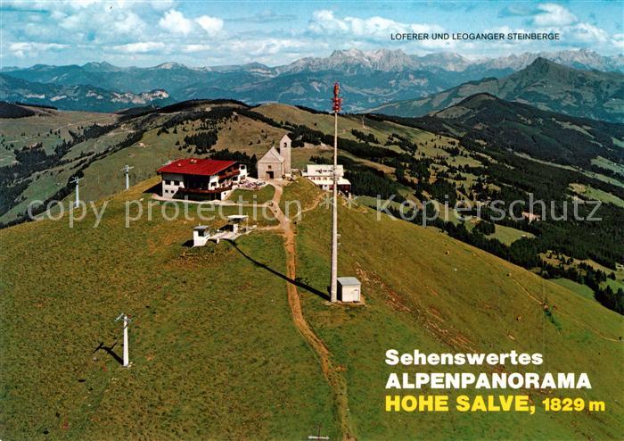 Hohe Salve Fliegeraufnahme Alpenpanorama