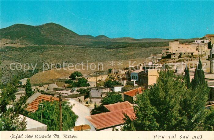 Safad Galilaea Mont Meron Panorama