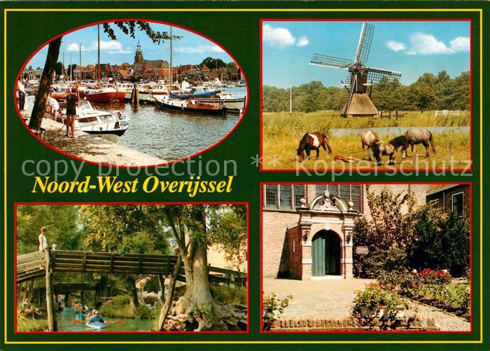 Overijssel Hafen Windmuehle