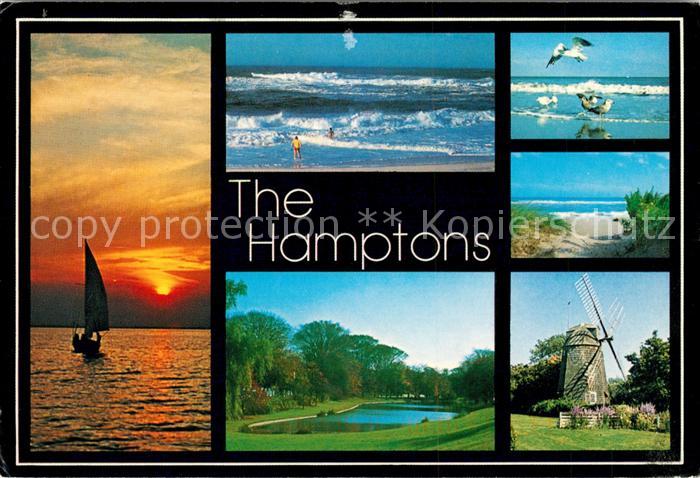 Westhampton Panorama Windmuehle Abendstimmung