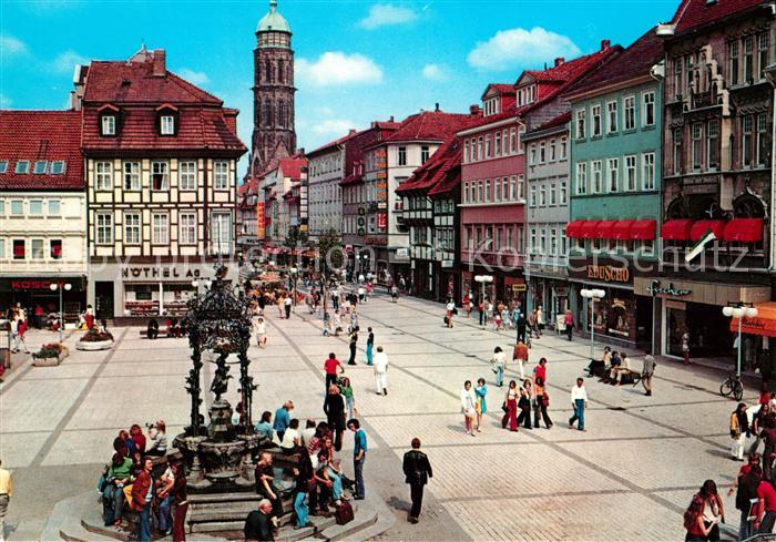 Goettingen Niedersachsen Gaenselieselbrunnen Weender Strasse Sankt Jakobi Kirche
