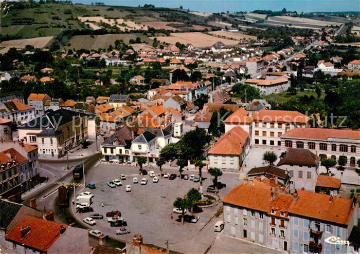 Gannat Fliegeraufnahme La Place Pasteur