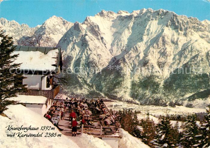 Kranzberghaus Winterlandschaft Karwendel