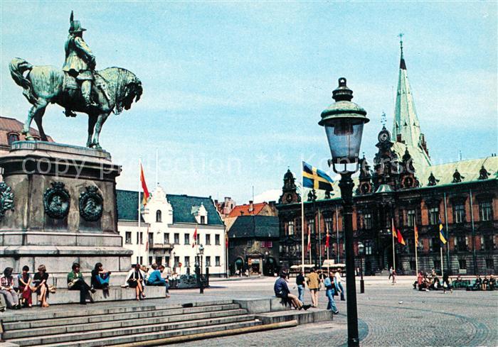 Malmoe Stortorget Statue Karl Gustav