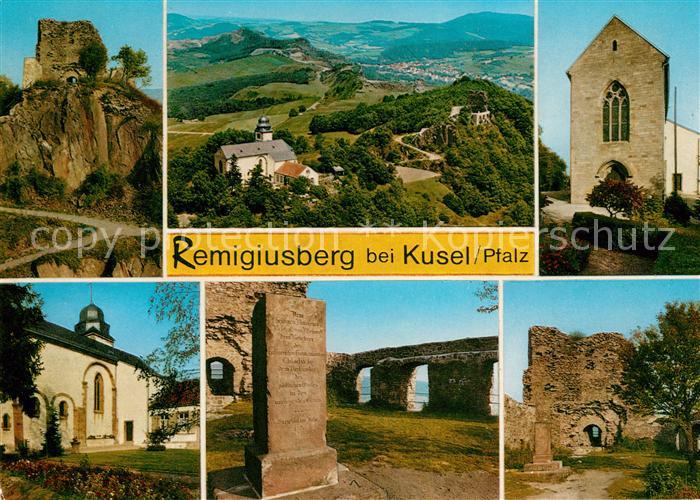 Kusel Remigiusberg Pfarrkirche Ruine Michelsburg