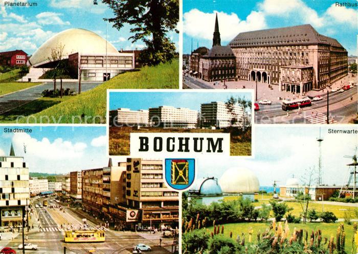 Bochum Planetarium Sternwarte Rathaus Stadtmitte