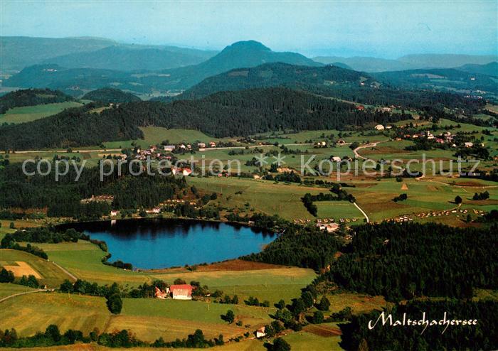 Maltschachersee Fliegeraufnahme