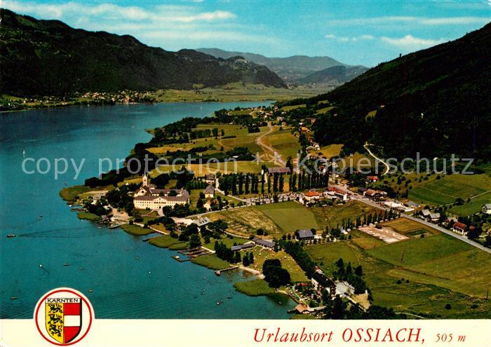 Ossiach Fliegeraufnahme Ossiachersee