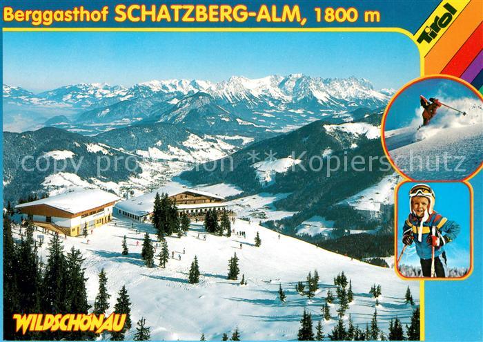 Thierbach Wildschoenau Berggasthof Schatzberg Alm Winter