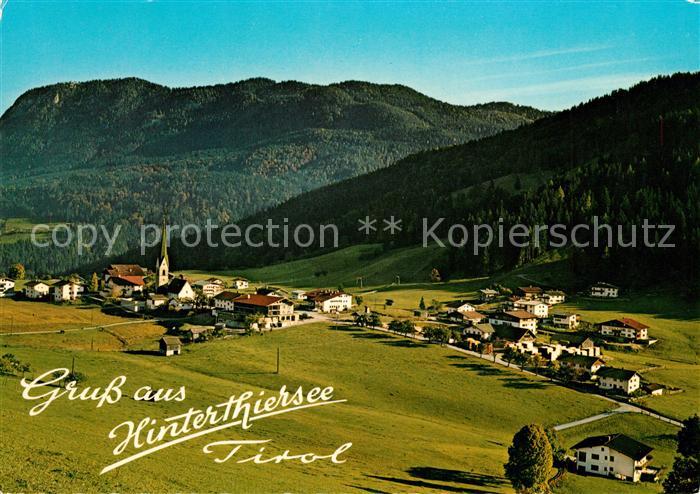 Hinterthiersee Fliegeraufnahme