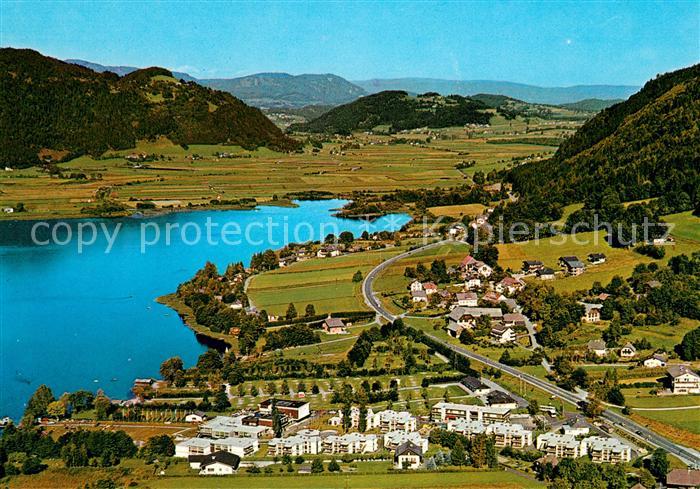 Ossiach Fliegeraufnahme Feriendorf Sozialtourismus Ossiachersee