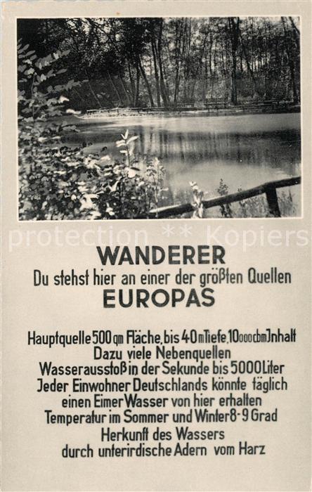 Rhumspringe Rhume Quelle