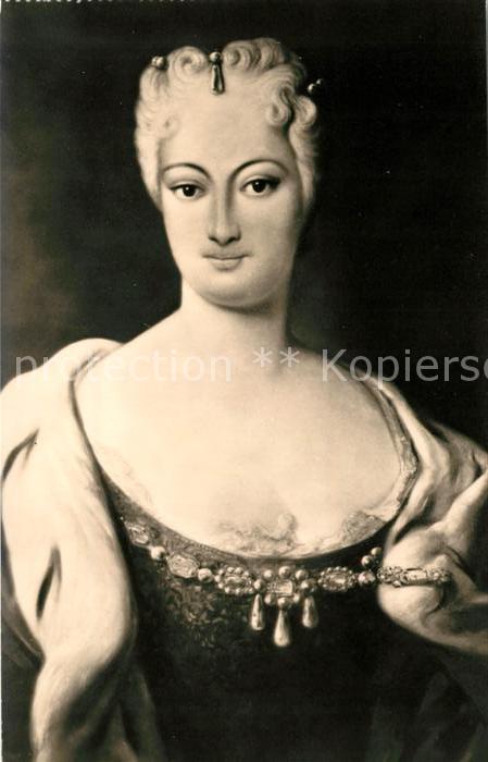 Moritzburg Sachsen Portrait Graefin Anna Constantia von Cosel