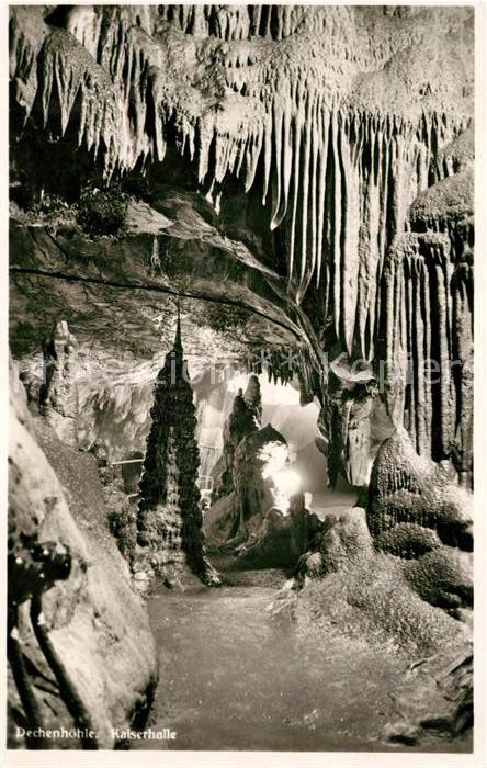 Hoehlen Caves Grottes Dechenhoehle Kaiserhalle