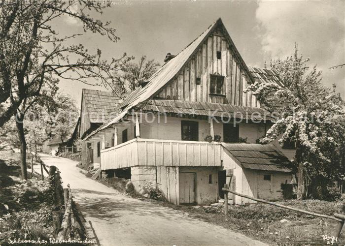 Foto Popp Nr. 24 Schlesisches Weberhäuschen