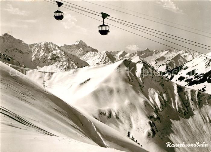 Seilbahn Kanzelwand Riezlern Zwoelferkopf Widderstein Piz Segnes