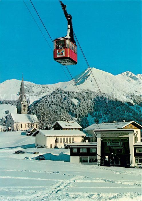 Seilbahn Walmendingerhorn Kleinwalsertal Mittelberg-Talstation