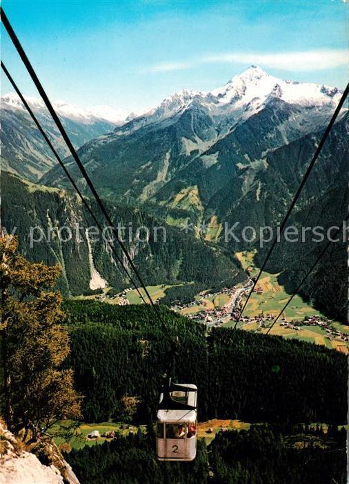 Seilbahn Penkenbahn Bergstation Mayrhofen Ahornspitze