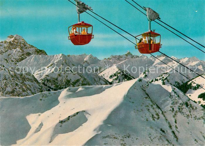 Seilbahn Riezlern-Kanzelwand Kleinwalsertal Widderstein Hochkuenzelspitze
