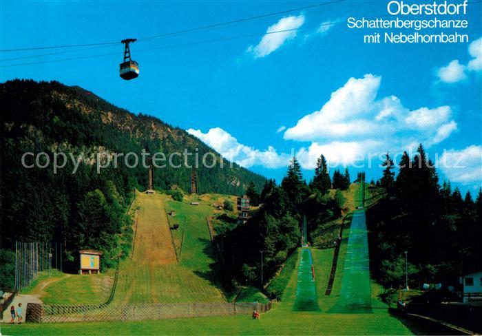 Seilbahn Nebelhorn Schattenbergschanze Skistadion Oberstdorf