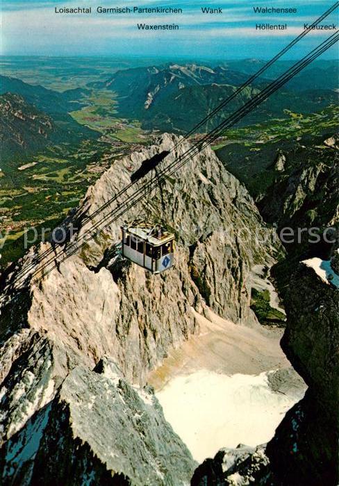 Seilbahn Zugspitze Hoellental Waxensteinkamm Loisachtal