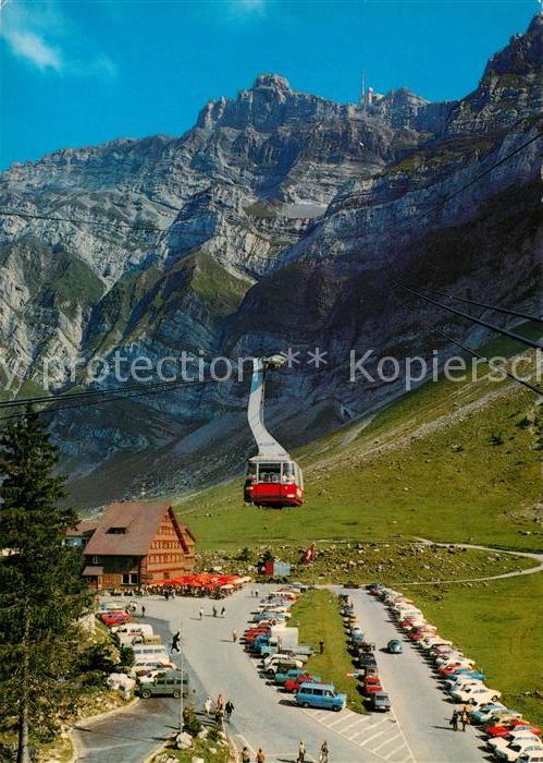 Seilbahn Saentis Schwaegalp Talstation Gyrenspitz