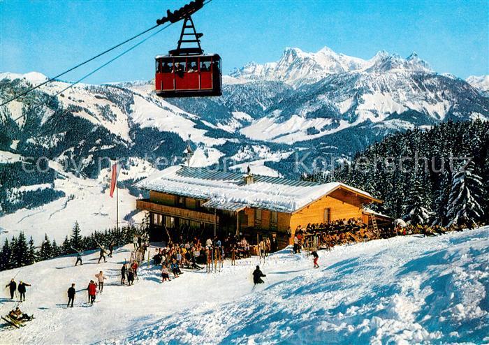 Seilbahn Angerer-Alm Kitzbueheler Horn St. Johann Tirol Loferer Steinberge