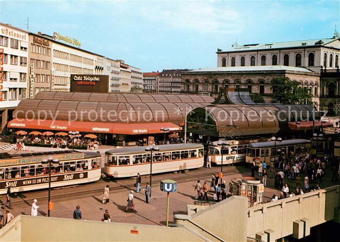 Strassenbahn Hannover Cafe Kroepcke Oper