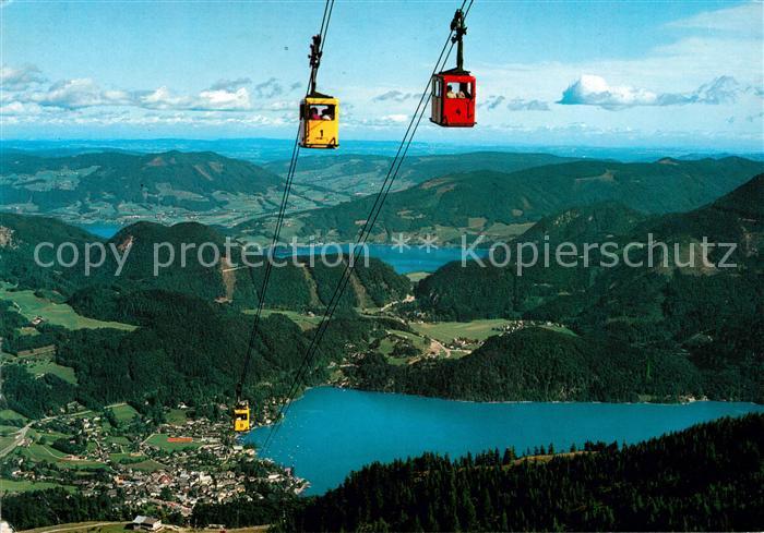 Seilbahn Zwoelferhorn St. Gilgen Wolfgangsee Mondsee