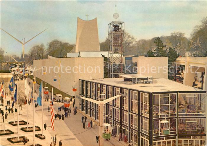 Exposition Universelle Bruxelles 1958 Civitas Dei Eglise carillon electronique e