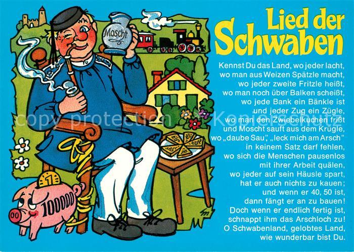 Liederkarte Lied der Schwaben