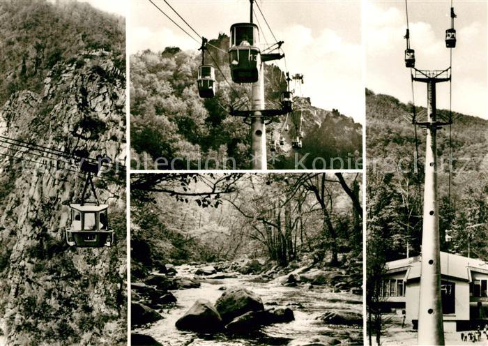 Seilbahn Thale Bodetal Hexentanzplatz Rosstreppenfelsen Talstation