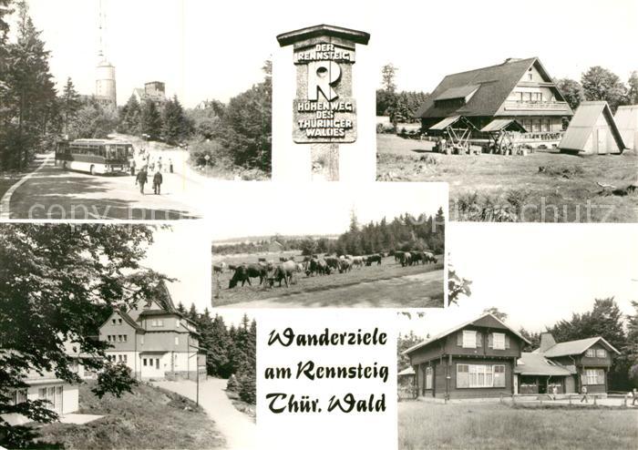 Wandern Rennsteig Grosser Inselsberg Heuberghau