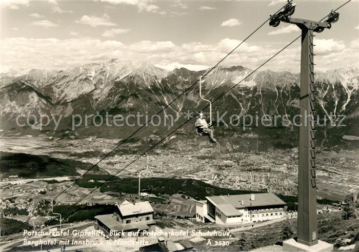 Sessellift Patscherkofel Schutzhaus Berghotel Innsbruck Nordkette
