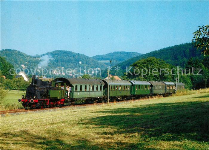 Eisenbahn Dampf-Tenderlokomotive Nuernberg Muggendorf