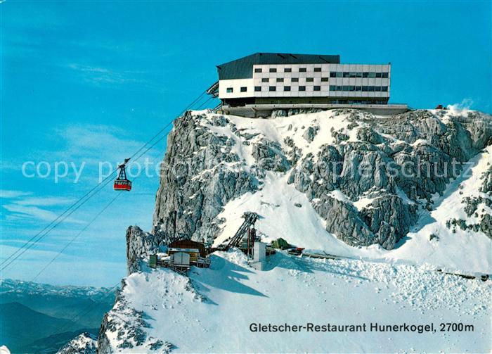 Seilbahn Dachstein-Suedwandbahn Gletscher-Restaurant Hunerkogel