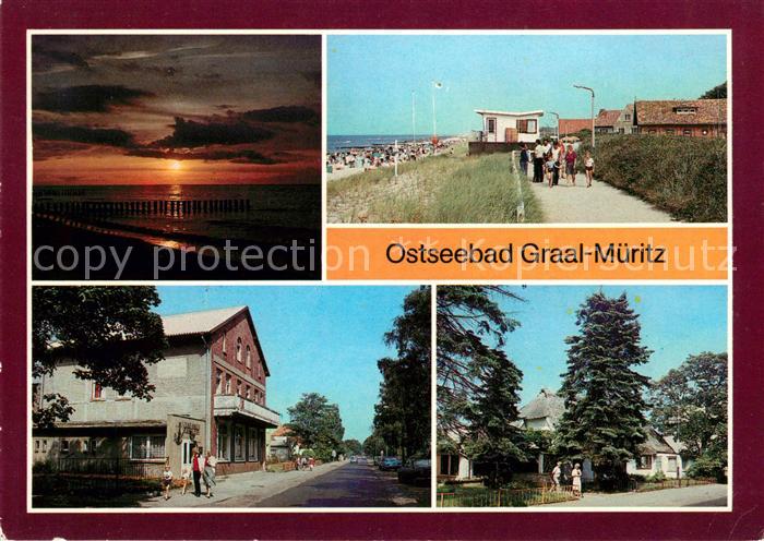 Graal-Mueritz Ostseebad Strandpromenade Karl-Marx-Strasse