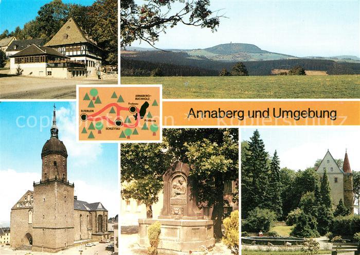 Annaberg-Buchholz Erzgebirge Baerenstein ST. Annenkirche Elterlein Schlettau