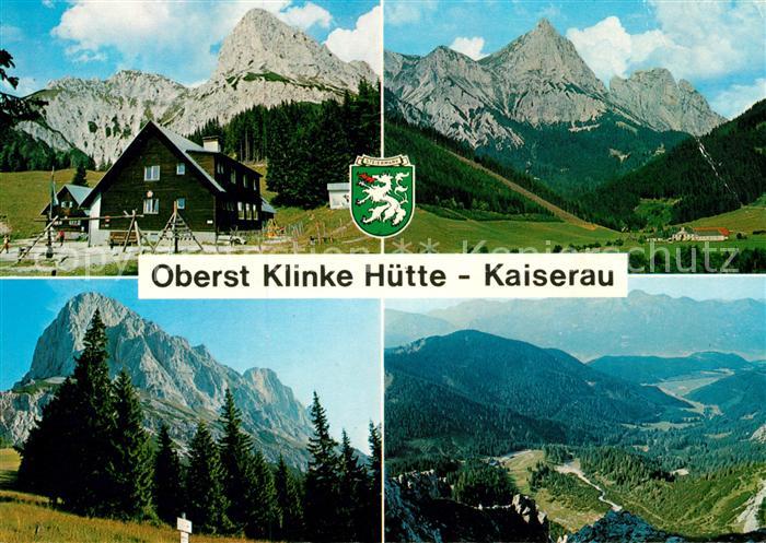 Kaiserau Admont Oberst Klinke Huette Kalbling Reichenstein