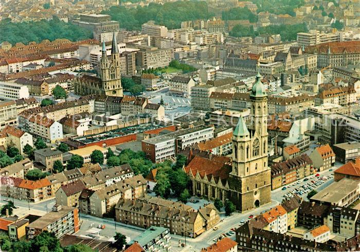 Braunschweig Fliegeraufnahme St. Andreaskirche Theater