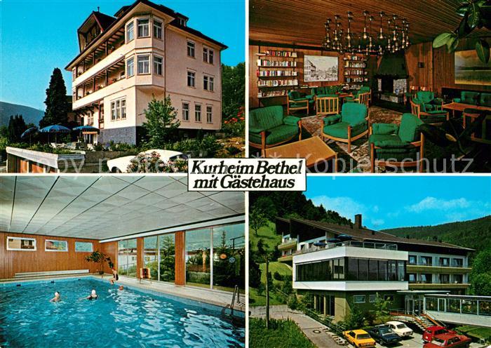 Wildbad Schwarzwald Kurheim Bethel Gaestehaus