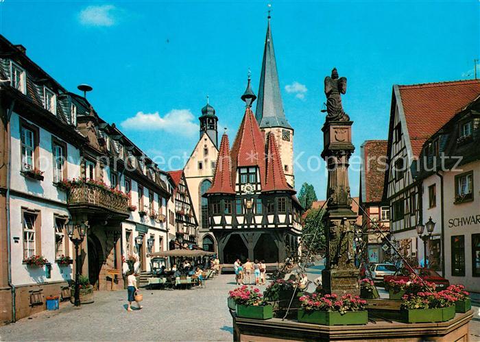 Michelstadt Marktplatz Rathaus